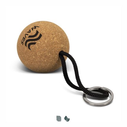 Cork Key Ring Float - Round | PT873766 | ImpactAware