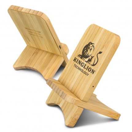 Bamboo Wireless Charger - Stand | PT881504 | Main
