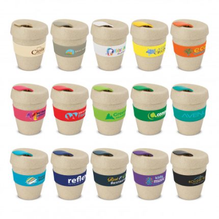 Natural Reusable Coffee Cup - Flip Lid | PT884418 | Main