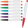 Bay-of-Plenty Stylus Pen: White-barreltwist-action touch-screen pen