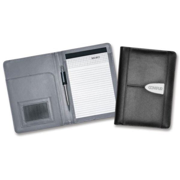 A5 Leather Compendium Branded
