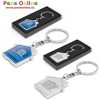 House Shaped Key Ring with Laser-Engraving or Full-Colour Resin Label